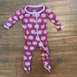 KicKee Pants 3-6 month pajamas button